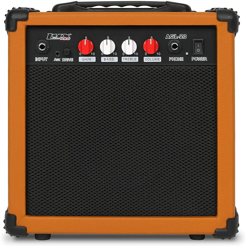 LyxPro Electric Guitar Amp, 20w Portable Mini Amplifier, 1 of 6