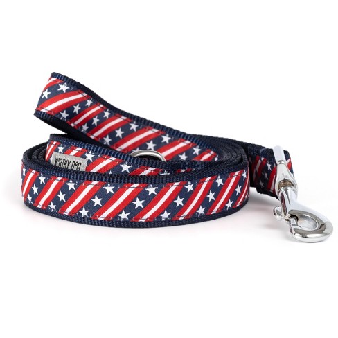 The Worthy Dog Bias Stars and Stripes Dog Leash - image 1 of 4