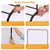 Racxily 33lbs Loading Garment Racks Freestanding Clothing Racks,  Clothes Rack Stands Organizer with Bottom Shelf for Dormitory Home - 3 of 4