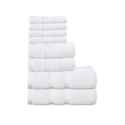 Home Weavers Elegance Essentials 550GSM 100% Cotton Zero Twist Super Absorbent Bath Towel Set