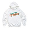 The Life Of A Teenager Puff/Glitter - Womens Hoodie - 2 of 2