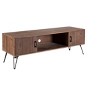 PAGED Wood TV Stand Vintage Entertainment Console with Two Open Shelves, TV Console for Living Room - 4 of 4