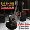 Pyle 36" 6-String Classical Acoustic Guitar - Beginner & Adult Kit with Bag, Capo, Picks, and Strap - Black - 3 of 4