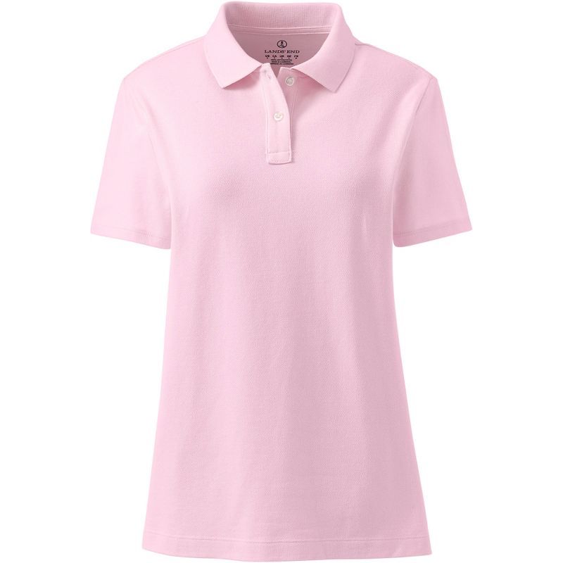 School Uniform Young Women's Short Sleeve Feminine Fit Mesh Polo Shirt, 1 of 5