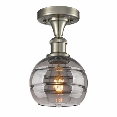 Rochester - 1 Light Semi-Flush Mount In Industrial Style-9.13 Inches Tall and 5.88 Inches Wide