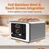 WHALL 4 Slice Toaster, Stainless Steel Toaster, Toasters 4 Slice With Wide Slots, Touchscreen Display, Bagel, Defrost, Cancel Functions - 4 of 4