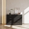 Karl Home 8-Drawer Black Particle Board 47.24in. W Chest of Drawer - 3 of 4