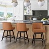 Arceso 26" Swivel Bar Stools with Back  for Home Kitchen Island - 2 of 4