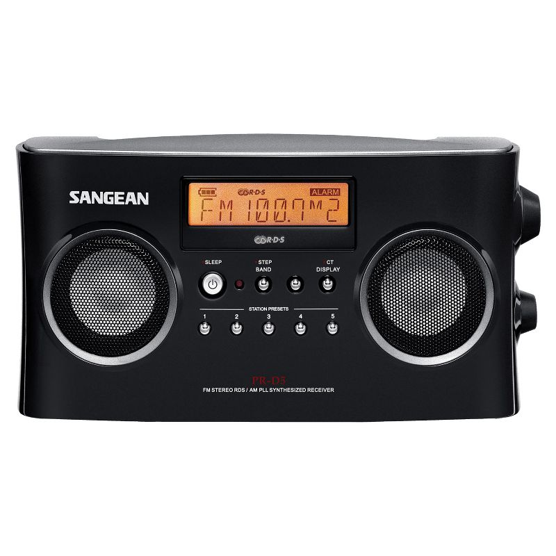 Sangean® PR-D5 FM-Stereo/AM Portable Digital-Tuning Radio, 3 of 6