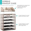 Sorbus 2 Piece Acrylic Makeup and Jewelry Storage Organizer Case (6 Drawers and Lipstick Tray) - 3 of 4