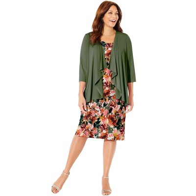 olive watercolor floral