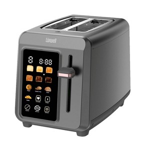 Livwell Brands Smart Touch 2 Slice Metal Toaster Gun Metal - 1 of 4