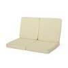 Christopher Knight Home Coesse Outdoor Water Resistant Fabric Club Chair Cushions (Set of 2) - 2 of 4
