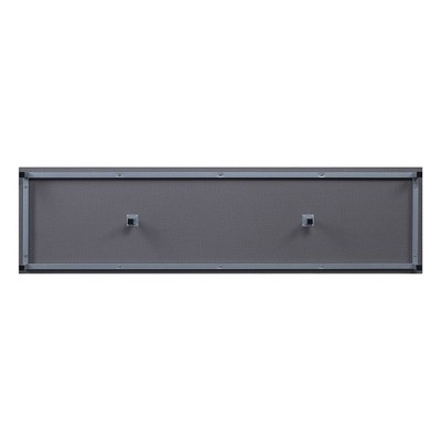 Modern Brighton 65'' Gray TV Stand with Glass Shelving