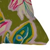 Sandrapoliakov Tropical Garden Square Throw Pillow Green - Deny Designs - 3 of 4