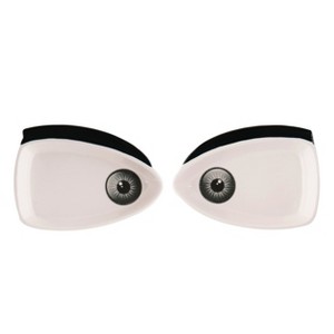 Transpac Dolomite 6 in. Multicolor Halloween Eyeball Plate Set of 2 - 1 of 2