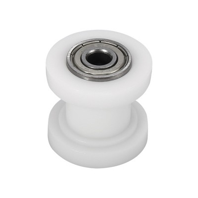 Unique Bargains 8mm Hole Chain Roller Pulley Slider Tensioner