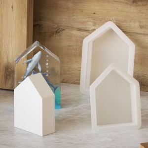 JDICTION 2 PCS Rectangle Wave Spiral Column Mold, Silicone Candle & Resin Casting Molds for DIY Craft, Epoxy Soap Making Supplies - 1 of 4