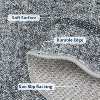Washable Non-Slip Runner Rug - Soft  Scalloped Carpet for Kitchen, Entryway, Bedroom, Bath, Laundry & Hallway - Stain Resistant - 4 of 4