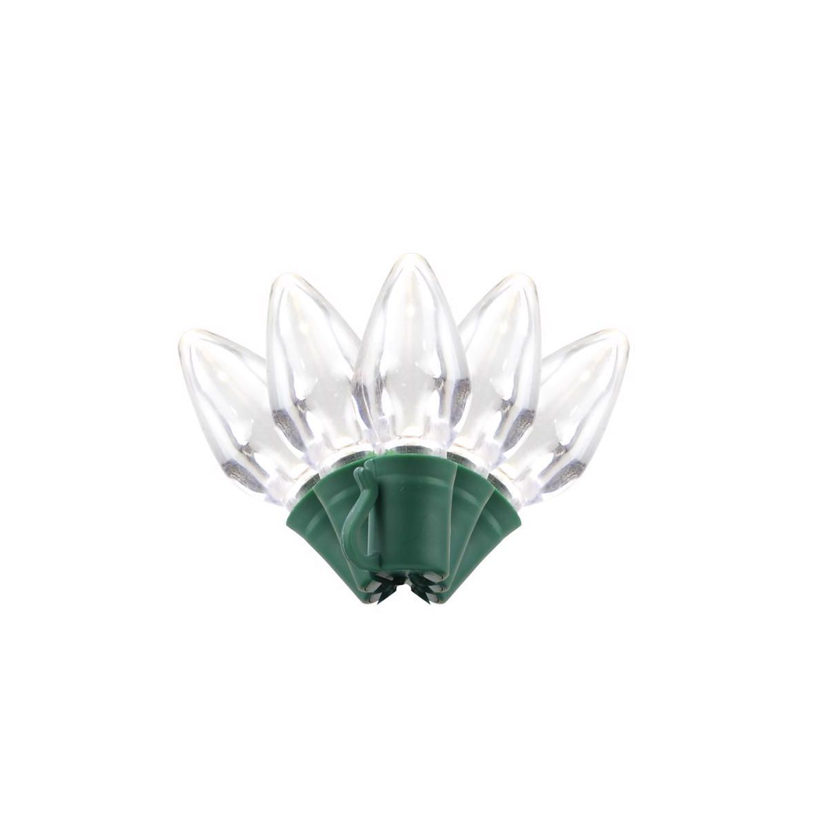 Celebrations Platinum LED C7 Warm White 50 ct String Christmas Lights 25 ft.