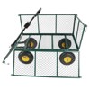VisioGear Outdoor Serving Carts, Garden Flower Cart with Cloth Bag, Garden Cart with Removable Handle, Green & Black, 44.4"*20.4"*40.3 - 4 of 4