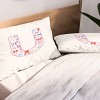 Deny Designs King April Lane Art Fancy Bow Monogram U Microfiber Printed Pillow Sham - 2 of 3