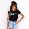 The Juniper Shop Salty Block Distressed Youth Short Sleeve Tee - 4 of 4