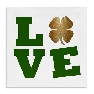 Stupell Industries St Patrick's Day Clover Love, 24" x 24" - 1 of 4