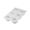 Silikomart "BLOOM 120" Flexible Baking & Freezing Mold, 4 Oz., 6 Cavities - 2 of 3