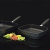 BergHOFF Scala Nonstick Ceramic Coated Cast Aluminum Grill Pan, Black - image 3 of 4