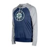 MLB Seattle Mariners Women's Lightweight Bi-Blend Hooded Sweatshirt - 3 of 4