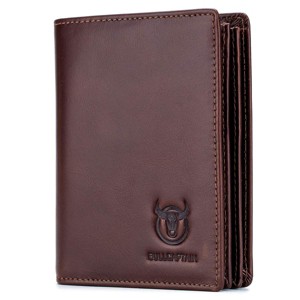 Generic Large Capacity Genuine Leather Bifold Wallet/Credit Card Holder with 15 Card Slots - 1 of 4