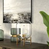 Hudson and Canal 15.38" Tall Table Lamp with Glass Shade - 3 of 4