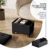 StorageBud Storage Ottoman for Bedroom End of Bed, Fabric Storage Bench, Large Storage Ottoman Bench, Entryway Bench with Storage - 2 of 4