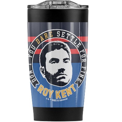 Ted Lasso Roy Kent Don't Settle Steel Tumbler 20oz Coffee Travel Mug