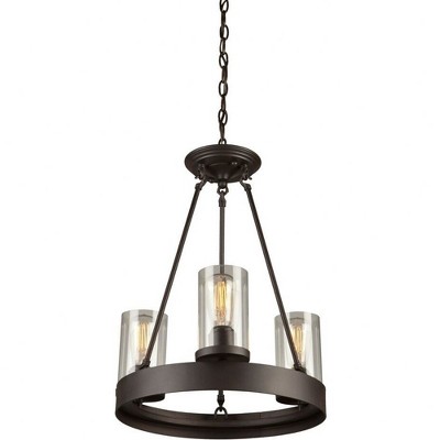Artcraft Lighting Menlo Park 3 - Light Chandelier in  Oil Rubbed Bronze