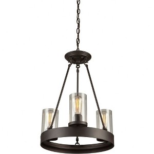 Artcraft Lighting Menlo Park 3 - Light Chandelier in  Oil Rubbed Bronze - 1 of 4