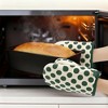 REGALWOVEN Soft Cotton Oven Mitts, Heat Resistant Cooking Gloves, Flexible Gripping for Baking, Kitchen Mitts Set - 4 of 4