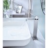 ALEXOUN  Waterfall Spout Bathroom Faucet,Single Handle Bathroom Vanity Sink Faucet - 3 of 4
