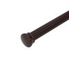 Lumi Home Furnishings Mix and Match Wood End Cap Finials Mahogany Wood Rod Pole 2ct - 2 of 4