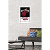 Trends International NBA Miami Heat - Logo 21 Framed Wall Poster Prints - 2 of 4