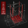 ER KANG Power Cage, Power Rack with LAT Pulldown, 1200 Pounds Capacity Workout Cage with More Training Attachments, Squat Rack for Home Gym - 3 of 4