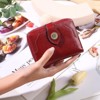 FATMOON Small Women’s Genuine Leather Wallet - RFID Blocking with 7 Card Slots & Zipper Coin Pocket ID Window,for Daily,Travel & Shopping - 2 of 4