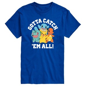 Men's - Pokémon - Gotta Catch 'Em All Group Short Sleeve Graphic T-Shirt - 1 of 4