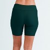 Calypsa Women's Plus Size Chlorine Resistant High Waisted Mid-Thigh Swim Shorts - 2 of 4