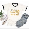 Simply Sage Market Little Honey On The Way Ringer Tee - 3 of 4