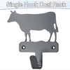 5 Star Super Deals Rustic Cow Silhouette Wall Hook – Decorative Farmhouse Metal Key Holder and Coat Rack for Entryway, Mudroom, or Kitchen - 2 of 3