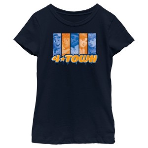Girl's Turning Red 4*Town '99 Australian Tour Badge T-Shirt - 1 of 4