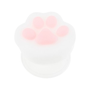Unique Bargains Squeeze Cat Paw Phone Grip White Pink 1 Pc - 1 of 4