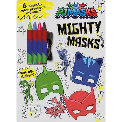 PJ Masks: Mighty Masks Coloring Book and Masks To Color (Board Book)